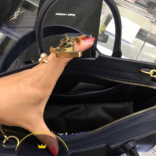 ysl small downtown cabas bag