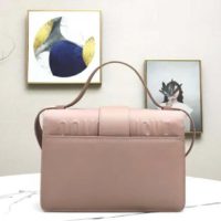 Dior Women 30 Montaigne Bag in Ultramatte Grained Calfskin-Pink