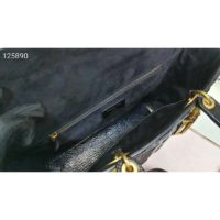 Dior Women Large Lady Dior Bag Black Cannage Patent Calfskin