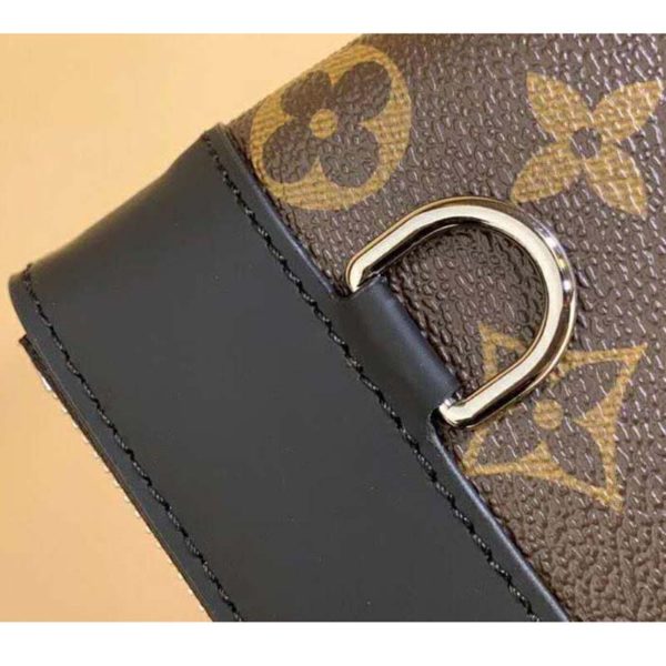 Louis Vuitton LV Unisex Discovery Pochette GM Monogram Macassar-Brown (6)