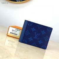 Louis Vuitton LV Unisex Multiple Wallet Monogram Canvas Taiga Leather