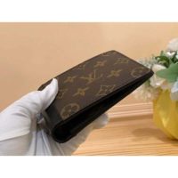 Louis Vuitton LV Unisex Multiple Wallet Monogram Macassar Coated Canvas