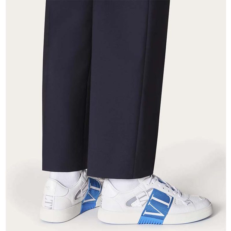 calfskin vl7n sneaker with bands