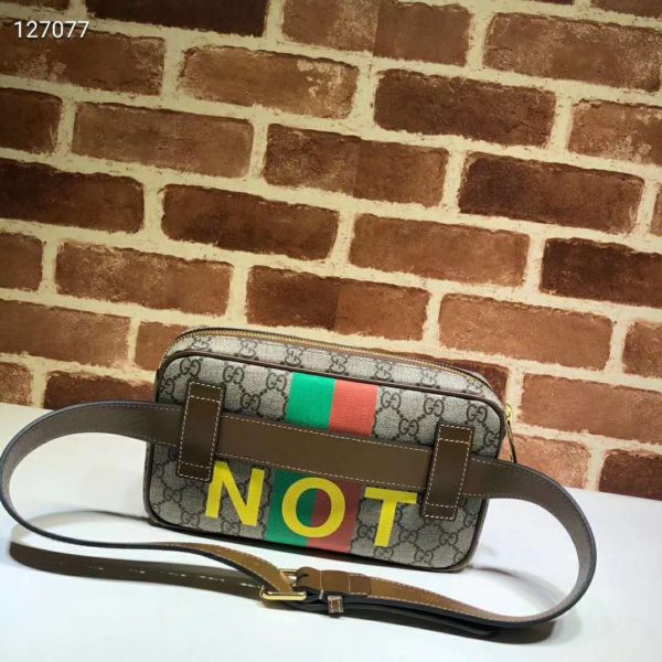 Gucci Unisex ‘FakeNot’ Print Cosmetic Case GG Supreme Canvas 3