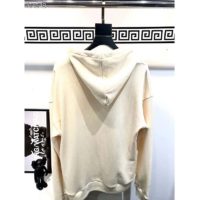 Gucci Women Disney x Gucci Hooded Sweatshirt White Felted Organic Cotton Jersey