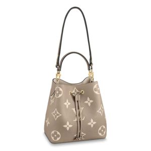 Louis Vuitton LV Women NéoNoé MM Bucket Bag Embossed Grained Cowhide Leather-Brown