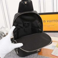 Louis Vuitton LV Men Avenue Sling Bag Taiga Leather-Black