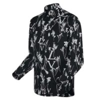 Louis Vuitton LV Men LV Printed Leaf Regular Long-Sleeved Silk Shirt