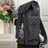 Louis Vuitton LV Unisex Christopher PM Backpack Damier Graphite Coated Canvas