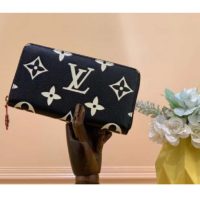Louis Vuitton LV Unisex Crafty Zippy Wallet Monogram Empreinte Cowhide Leather