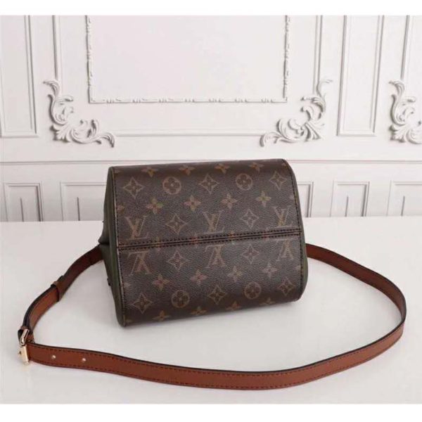 Louis Vuitton LV Women Fold Tote PM Monogram Canvas Calfskin Leather (3)