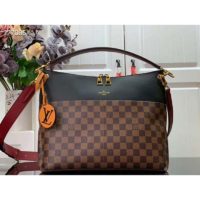 Louis Vuitton LV Women Maida Handbag Damier Ebene Coated Canvas