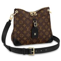 Louis Vuitton LV Women Odéon PM Monogram Coated Canvas-Brown