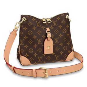 Louis Vuitton LV Women Odéon PM Monogram Coated Canvas-Brown