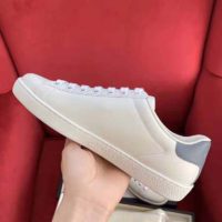 Gucci GG Unisex Ace Sneaker Perforated Interlocking G White Leather