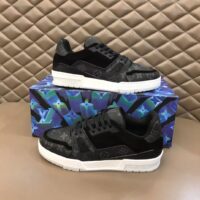 Louis Vuitton LV Men LV Trainer Sneaker Monogram Eclipse Monogram Reverse Canvas