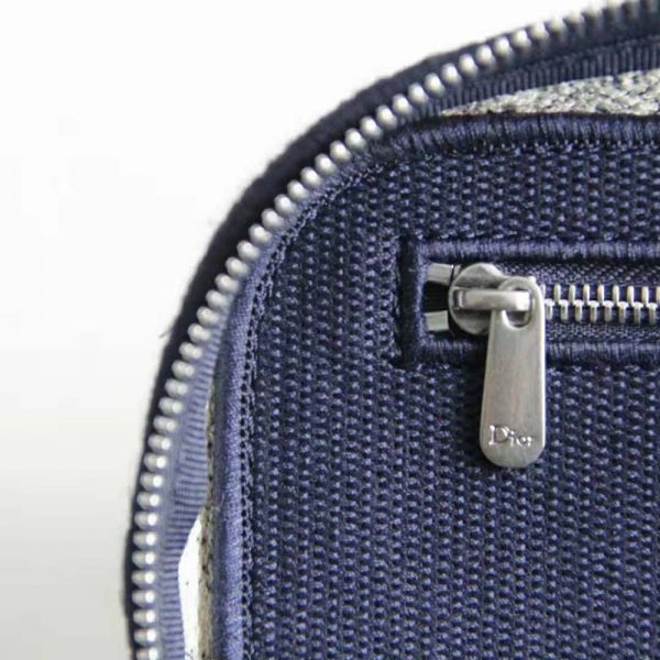 Dior Women DiorTravel Vanity Case Blue Toile De Jouy Embroidery (10)