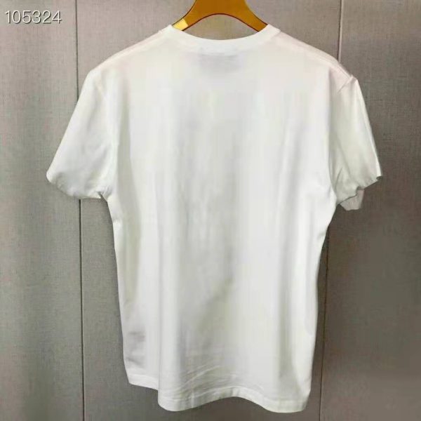 Gucci Men Doraemon x Gucci Oversize T-Shirt Ivory Cotton Jersey Crewneck (9)