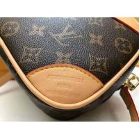 Louis Vuitton LV Women Deauville Mini Handbag Monogram Coated Canvas-Brown