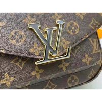 Louis Vuitton LV Women Passy Handbag in Monogram Coated Canvas-Brown