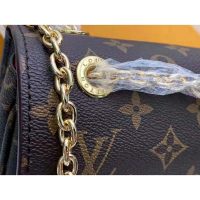 Louis Vuitton LV Women Passy Handbag in Monogram Coated Canvas-Brown