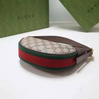 Gucci Women Ophidia GG Mini Bag Beige Ebony GG Supreme Canvas