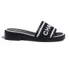 Chanel Women Mules Lambskin & Embroideries Black & White 2.5 cm Heel