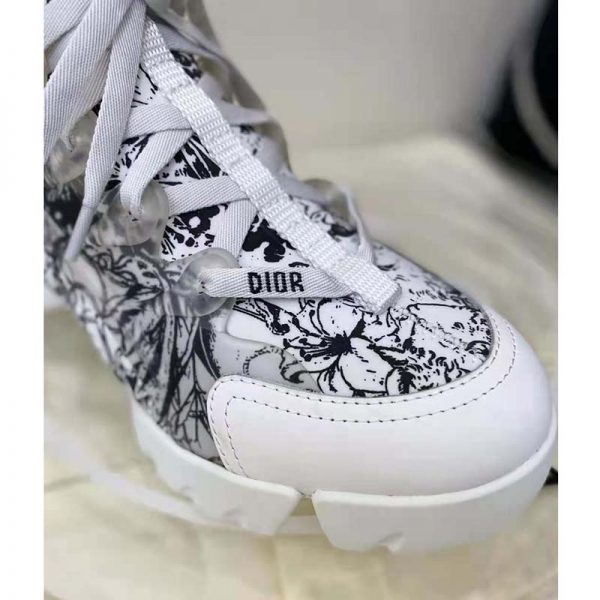 Dior Women D-Connect Sneaker Dior Zodiac Printed Technical Fabric (7)