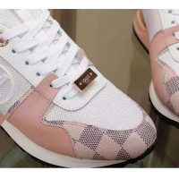 Louis Vuitton LV Women Run Away Sneaker White Damier Azur Canvas