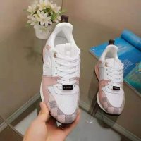 Louis Vuitton LV Women Run Away Sneaker White Damier Azur Canvas