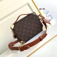 Louis Vuitton Unisex LVXNBA Handle Trunk Bag Monogram Coated Canvas