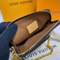 Louis Vuitton Unisex Utility Phone Sleeve in Monogram Canvas Natural Cowhide Leather