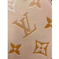 Louis Vuitton Women Petit Sac Plat Monogram Empreinte Embossed Supple Grained Cowhide Leather