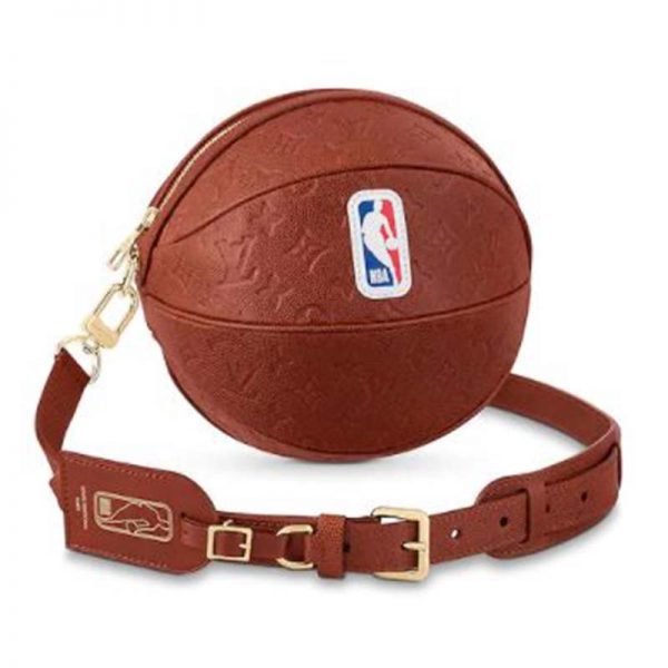 Louis Vuitton LV Unisex Ball in Basket LV x NBA Season 2 Brown Ball Grain Leather