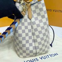 Louis Vuitton LV Unisex Néonoé MM Bucket Bag Blue Damier Azur Coated Canvas