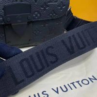 Louis Vuitton LV Unisex S Lock Messenger Black Monogram Embossed Taurillon Cowhide Leather