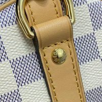 Louis Vuitton LV Unisex Speedy 30 Bandoulière Blue Damier Azur Coated Canvas (2)