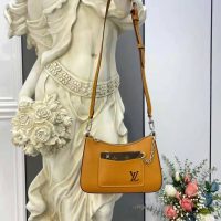 Louis Vuitton LV Women Marelle Handbag Honey Gold Epi Grained Cowhide Leather Canvas