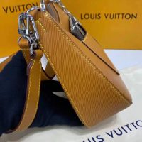 Louis Vuitton LV Women Marelle Handbag Honey Gold Epi Grained Cowhide Leather Canvas