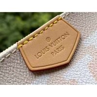 Louis Vuitton Unisex Multi Pochette Accessoires Pink Brume Gray Monogram Giant Coated Canvas