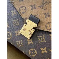 Louis Vuitton Unisex Pochette Métis Bag Monogram Reverse Coated Canvas Natural Cowhide