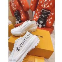 Louis Vuitton LV Unisex LV Squad Sneaker White Canvas and Calf Leather