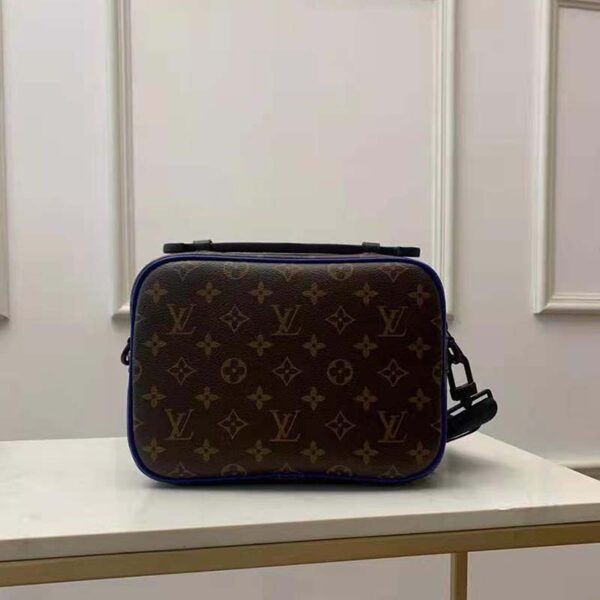 Louis Vuitton LV Unisex S Lock Messenger in Monogram Macassar Coated Canvas (1)