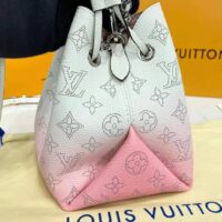 Louis Vuitton LV Women Bella Bucket Bag Gradient Pink Mahina Perforated Calf Leather1 (1)