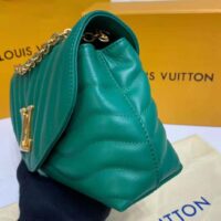 Louis Vuitton LV Women Chain Bag Handbag Emerald Green Smooth Cowhide Leather