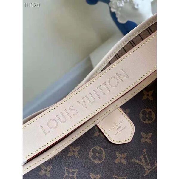 Louis Vuitton LV Women Graceful MM Hobo Classic Beige Monogram Coated Canvas (11)