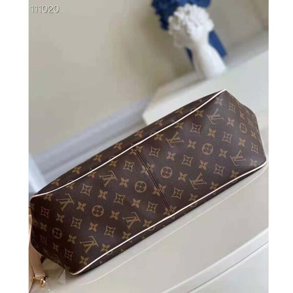 Louis Vuitton LV Women Graceful MM Hobo Classic Beige Monogram Coated Canvas (5)