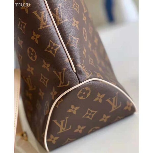 Louis Vuitton LV Women Graceful MM Hobo Classic Beige Monogram Coated Canvas (9)