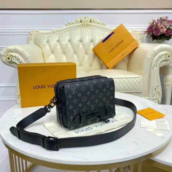 Louis Vuitton LV Women Steamer Messenger Monogram Eclipse Coated Canvas (1)