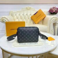 Louis Vuitton LV Women Steamer Messenger Monogram Eclipse Coated Canvas